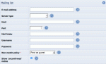 Setting up mailing list settings on a forum