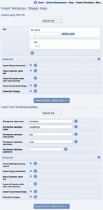 Importing news