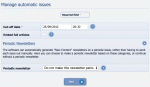 Basic parameters for an automatic issue