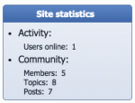 The <kbd>side_stats</kbd> block