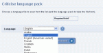 Choosing a language to criticise the translation of