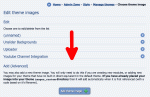 Finding the &quot;add theme image&quot; button