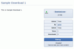 Viewing a download