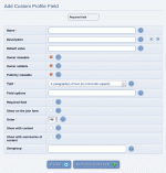 Adding a Custom Profile Field