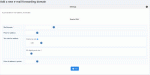 Configuring e-mail forwarders via the inventory management screen