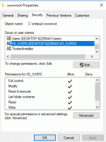 Setting permissions (2)