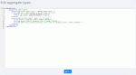 Editing the aggregate type XML