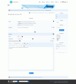 The form for moderating an escrow