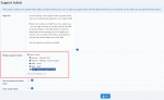 Configuring the support ticket and comment topic systems