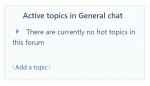 The <kbd>main_forum_topics</kbd> block