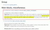 Choosing the <kbd>main_contact_catalogues</kbd> block from the block construction assistant