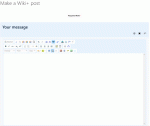 Making a Wiki+ post