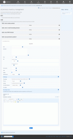 Configuring permission products via the inventory management screen