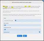 Adding a <kbd>main_awards</kbd> block using the block construction assistant