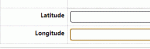 Longitude and latitude fields