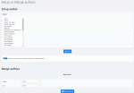 Managing/Merging authors