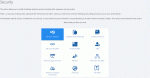 Tools available in the Admin Zone security section