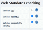 Composr has an inbuilt webstandards checker to ensure high compliance against many standards