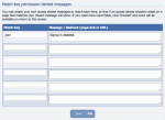 Setting a custom error message