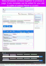 This is a detailed annotated diagram that explains basic Composr template structure