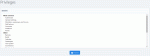 Choosing a privilege section to edit permissions within