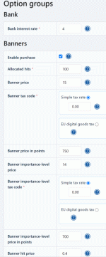 Configuring prices