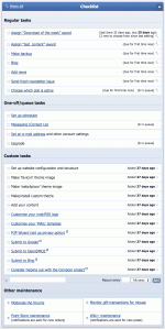 Composr Admin Zone Checklist